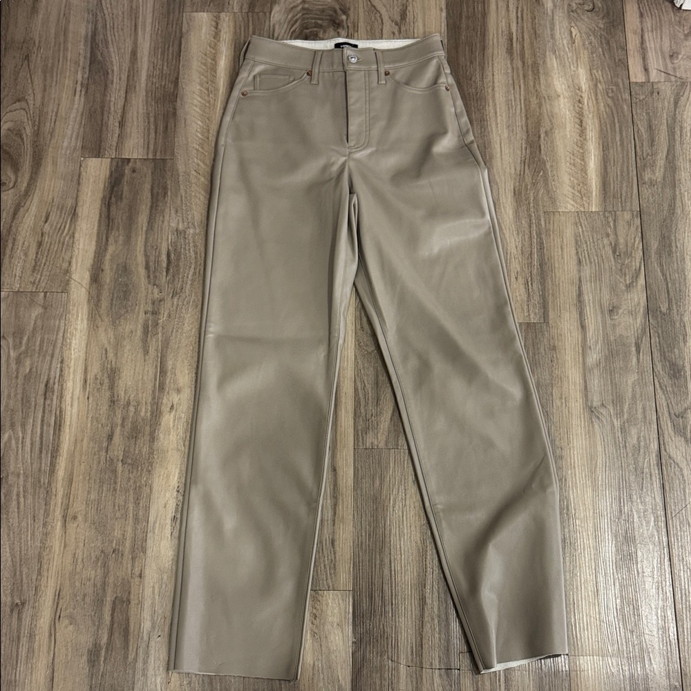 Express Taupe Straight Leg Pants